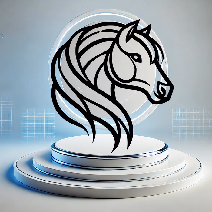Line Art - Cheval