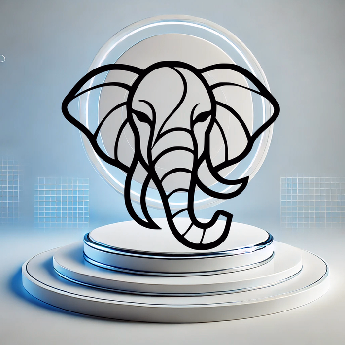 Line Art - Éléphant
