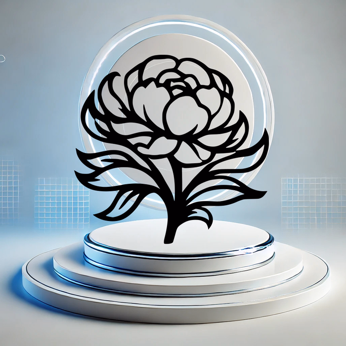 Line Art - Fleur Rose 2